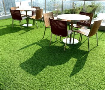 terrace-table-set-placed-artificial-grass-dining-decorations-artificial-grass-floor